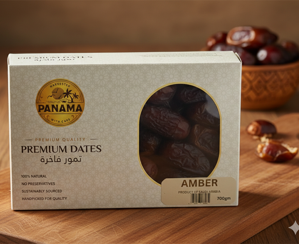 PANAMA DATES AMBER 700 GM